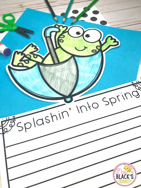 Are you looking for ideas, lessons, activities or crafts for spring?  This easy to prep craft and writing activity is perfect for students in Kindergarten, First or Second grades.  Children will have so much fun writing about why they love spring or recording facts as they learn characteristics of spring.  This lesson makes an adorable display for classroom doors, hallways or bulletin boards once completed. Spring Bulletin Board Ideas, Crafts For Spring, First Grade Crafts, Spring Bulletin, Spring Bulletin Boards, Classroom Doors, Name Crafts, Bulletin Board Ideas, 2nd Grade Classroom