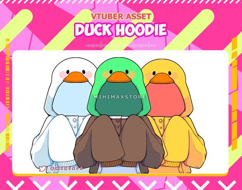 Duck Hoodie, Hoodie Drawing, Cute Duck, Drawing Templates, Comfy Hoodies, Avatar, Yellow, Kos