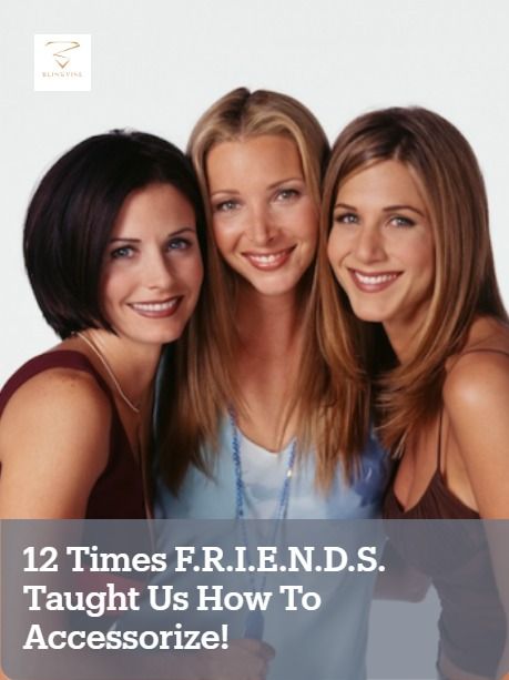 Friends Tv Show Jewelry, Friends Jewelry Tv Show, Rachel Green Jewelry, Accessories With Outfits, 90s Accessories Jewelry, Phoebe And Monica, 90s Jewelry Trends, Tv Show Friends, 90s Accessories