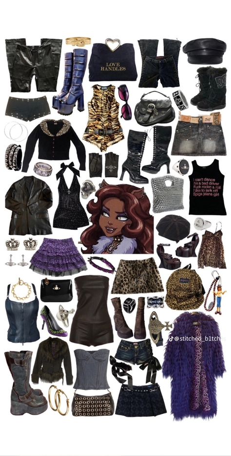 Monster High Aesthetic Outfit, Monster High Halloween Costumes, Movie Fashion Outfits, Monster High Halloween, Monster High Costume, Monster High Clothes, Arte Monster High, Clawdeen Wolf, Monster High Art