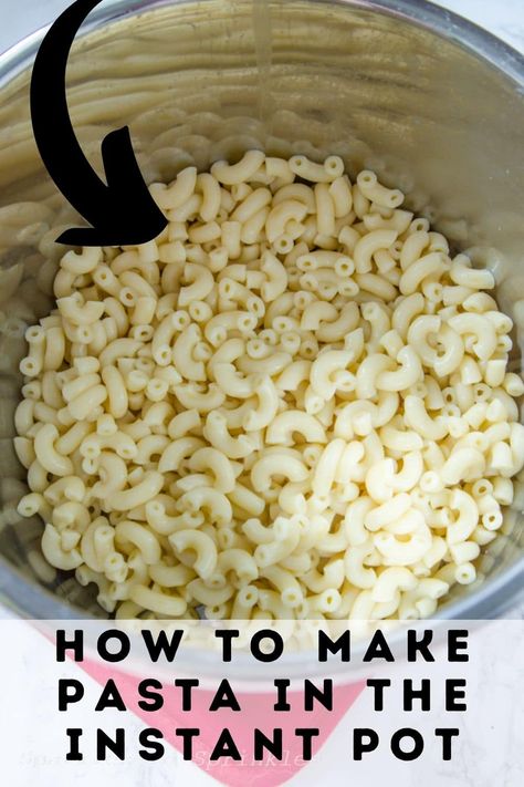 Cooking pasta in your Instant Pot is a little bit different than the stovetop version. Let me help answer the most popular questions that are being asked, to help you master how to make pasta in the Instant Pot! I have found the Instant Pot has swooped in and helped save the day of my pasta dishes. It cooks it correctly, and I don't have to worry about my pot boiling over! Cook Pasta In Instant Pot, Instant Pot Elbow Macaroni, Pasta In Instant Pot, Pasta In The Instant Pot, Dehydrated Recipes, Pot Noodle, Cooking Pasta, Instant Pot Pasta Recipe, Make Pasta