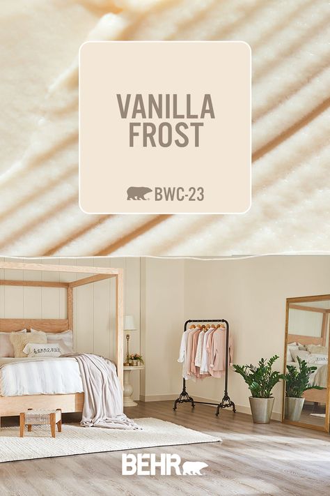 Egg White Paint Color, Vanilla Frost Paint Color, Vanilla Frost Behr Paint, Almond Paint Color Living Room, Apricot White Paint Wall Colors, Light Sand Color Paint, Behr Beige Paint Colors Living Room, Home Depot Paint Colors Living Room, Vanilla Paint Color