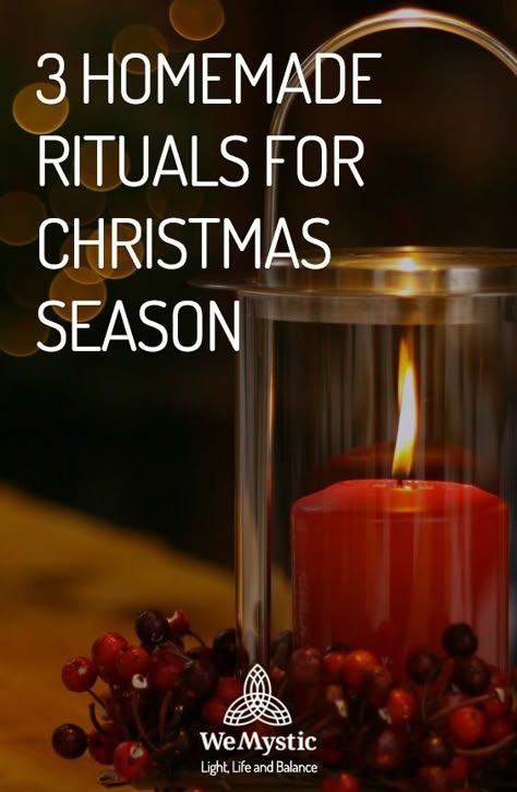 Christmas is that time of the year when we all feel more receptive to changes, and there are some rituals for Christmas that allow us to be even more receptive to positive energies and to drive away the negative ones. December Rituals, Christmas Rituals, Frankincense Oil, Green Candle, Red Candles, Ritual Candles, White Candles, Wooden Crate, Father Christmas