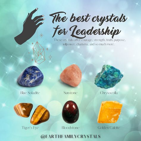 If you are in a management or leadership role at work, these crystals can help you hone your craft! Crystals For Leadership, Office Crystals, Crystals For Workplace, Crystals For Work, Crystals For New Job, Energy Stones Crystal Healing, Golden Calcite, Crystal Healing Chart, Crystals For Sale