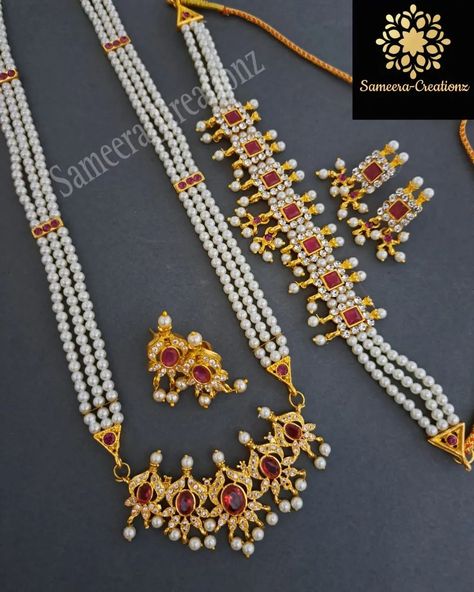 *Chinchpeti With Earrings And 30 inch Tanmani With Earrings. Price 550/-* #maharashtrianjewellery #tanmanijewellery #chinchpeti #accessoriesoftheday Maharashtrian Jewellery, May 22, Jewelry Collection, On Instagram, Quick Saves, Instagram