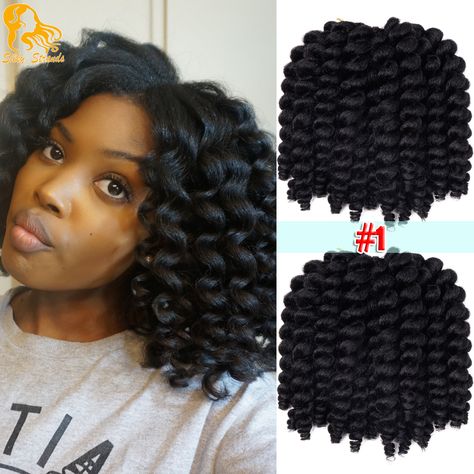 Braid Styles With Weave, Twist Braid Hair, Jamaican Bounce Crochet, Different Braid Styles, Jamaican Bounce, Curl Braids, Black Hairstyles With Weave, Hair African, Different Braids