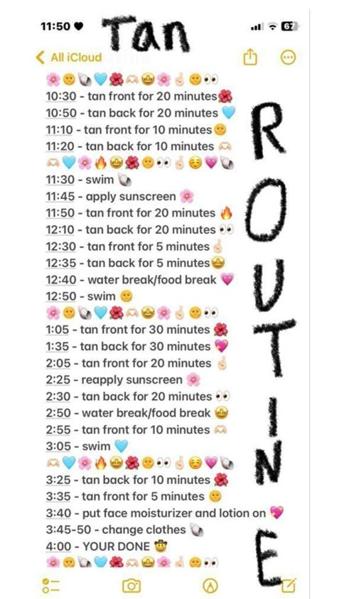 Summer Glow Up, Tanning Schedule, Tan Routine, Summer Glowup, How To Tan, Tanning Routine, Summer Hacks, Summer Body Workout Plan, Summer List