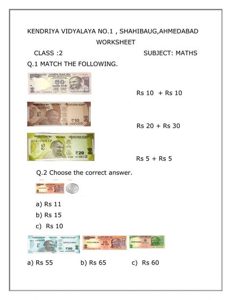 Worksheet On Money For Class 1, Data Handling For Class 1, Money Worksheets Grade 3, Money Concept Worksheets, Money Worksheets 1st Grade, Money Worksheets 2nd Grade, Tamil Worksheet, Lotus Origami, Live Worksheet