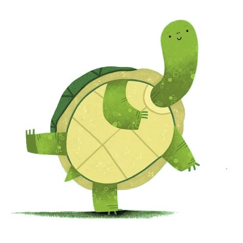 Tortoise Drawing, Children's Book Layout, Animal Illustration Kids, Childrens Book Characters, Watercolor Birthday Cards, Animal Illustration Art, Animal Doodles, Cute Animal Illustration, Book Illustration Art