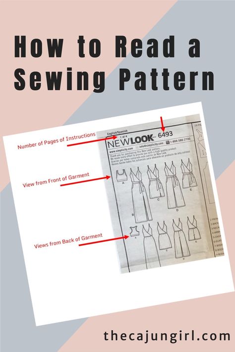 How To Read A Pattern Sewing, How To Read Patterns Sewing, How To Read A Sewing Pattern, How To Read Sewing Patterns, How To Store Sewing Patterns, Homemade Clothing, Stylish Sewing Patterns, Sewing Journal, Pattern Drafting Tutorials