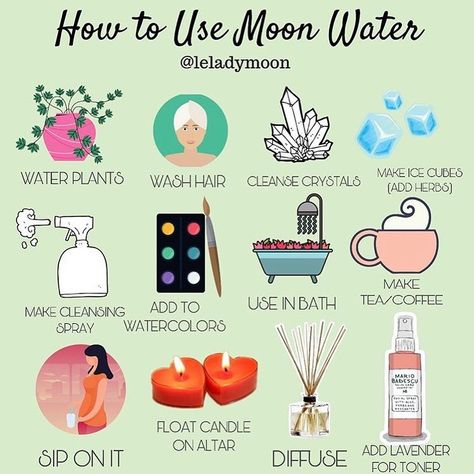 Make Moon Water, Cer Nocturn, Moon Spells, Green Witchcraft, Magia Das Ervas, Moon Water, Eclectic Witch, Wiccan Spell Book, Witchcraft Spell Books