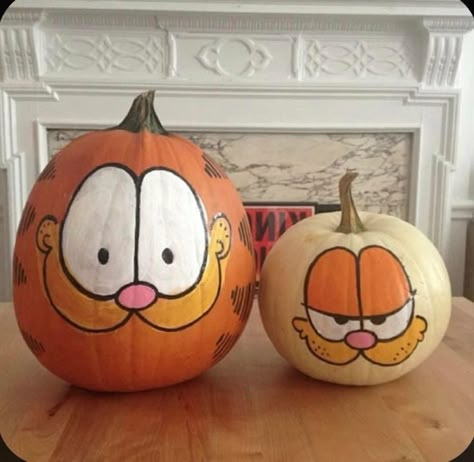 Cute Painted Pumpkin Ideas, Pumpkin Inspo, Painted Pumpkin Ideas, Pumpkin Paint, Creative Pumpkin Painting, Creative Pumpkin Decorating, Cute Pumpkin Carving, No Carve Pumpkin Decorating, Creative Pumpkin Carving