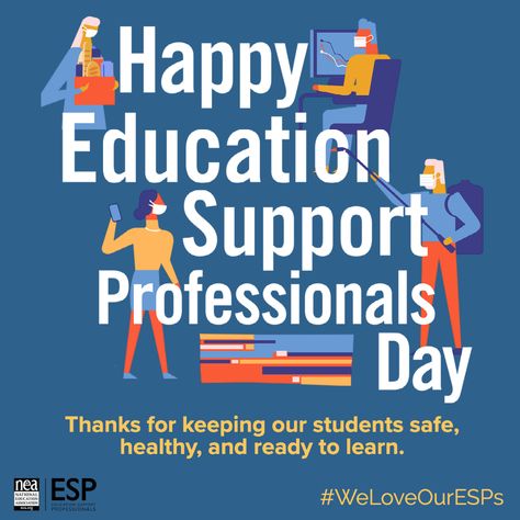 In continuation of American Education Week, Wednesday is Education Support Professionals Day! Support professionals play a major role in keeping kids safe healthy and ready to learn. A special shoutout to Ms. Delacruz! #WeLoveOurESPs #SupportProfessionals #aew2020 #VBSOFTX Education Support Professionals Day, American Education Week, Education Support, Education Week, Keeping Kids Safe, School Community, Resource Library, Social Media Channels, Facebook Posts