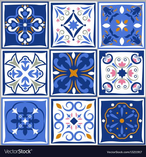 Architecture Pattern, Tiles Vintage, Spanish Style Architecture, Self Adhesive Wall Tiles, Abstract Tile, Ceramic Texture, Colourful Tile, Vintage Tile, Motif Vintage