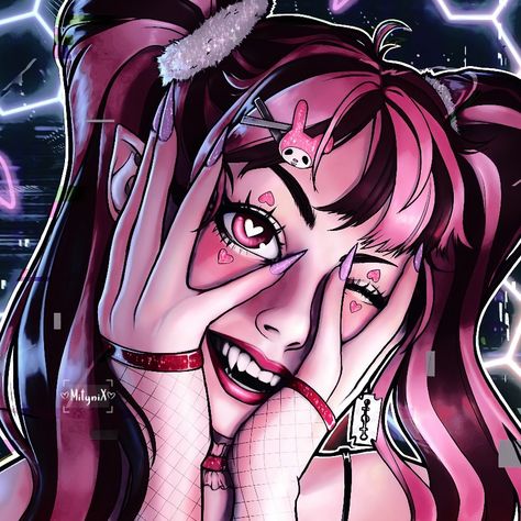 Monster High Vampire, Draculaura Art, Draculaura Fanart, Vampire Icon, Draculaura Pfp, Cartoon Vampire, Draculaura Aesthetic, Edit Pfp, Monster High School