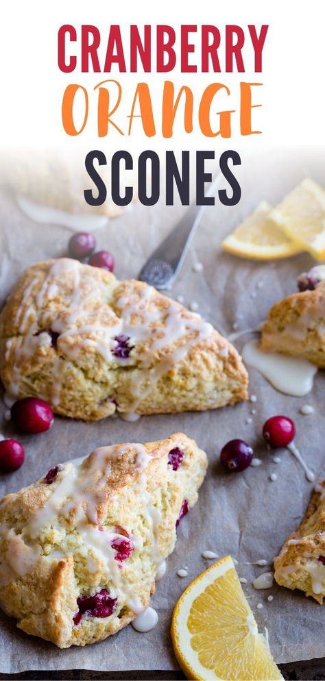 These Cranberry Orange Scones are the best fall scones you’ll ever have! This recipe yields tender, flaky, and ultra-moist scones. #cranberry #orange #scones Cranberry Orange Scones With Dried Cranberries, Handle The Heat Scones, Dried Cranberry Orange Scones, Winter Scones Recipe, Cranberry White Chocolate Scones, English Scone, White Chocolate Scones, Orange Scones Recipe, Baking Therapy