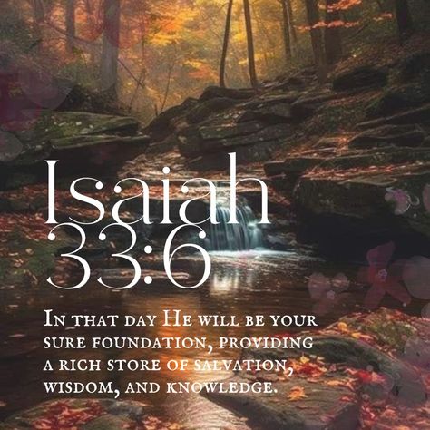 Isaiah 33:6 Isaiah Scriptures, Isaiah 30 15, Isaiah 33, Troubled Times, Seeking God, Inspirational Bible Quotes, Bible Inspiration, Scripture Verses, Bible Scriptures