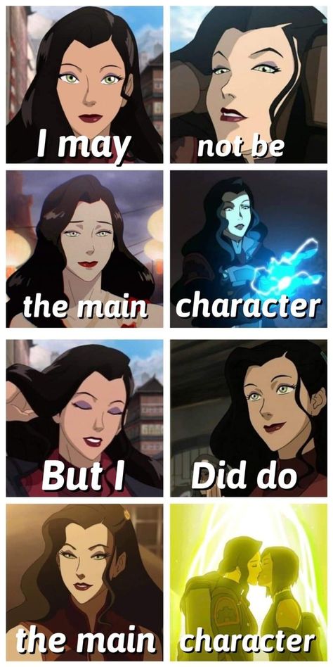 Korra X Asami Fanart, Asami Fanart, Korra X Asami, Avatar Meme, Korra And Asami, Be The Main Character, Avatar Ang, Zuko And Katara, Avatar Korra