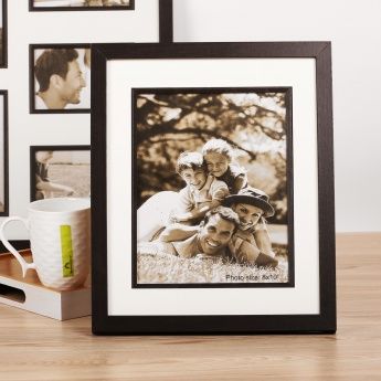 Memories Sterling 3 Opening Photo Frame - 26 x 47 cm | Black | MDF Single Photo Frame, Photo Frame Ideas, Frame Ideas, Cloth Wipes, Multiple Images, Bank Credit Cards, Single Photo, Wall Frames, Hanging Photos