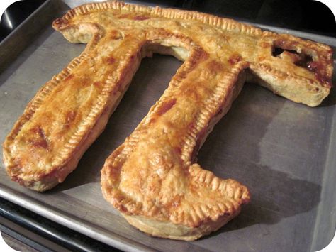 Pi Shaped Pie Pi Party, Pi Pie, Pie Mold, Apple Berry, Shape Cake, Pie Day, Gala Apples, Cinnamon Almonds, Flaky Pie Crust