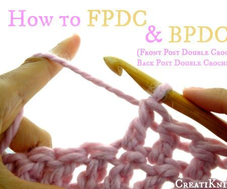 Fpdc Crochet Stitch, Back Post Double Crochet, Knit Purl, Front Post Double Crochet, Crochet Knit Stitches, Crochet Fun, Crochet Tips, Crochet Tutorials, Stitch Crochet