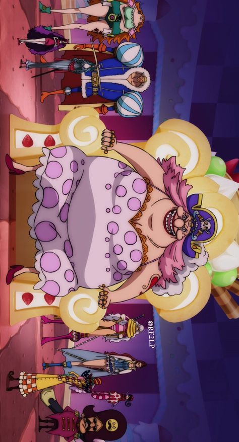 Big Mom Pirates Family, Charlotte Family One Piece, Big Mom One Piece, One Piece Charlotte Family, Big Mom Pirates, One Piece Film Red, Charlotte Family, One Piece Outfits, Hip Hop Classics