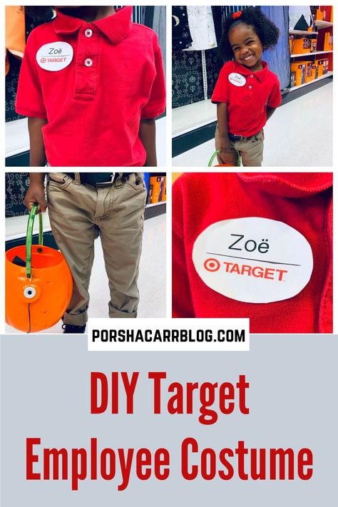 Mini Target Store, Target Halloween Costume, Target Worker Costume, Target Worker Outfit, Target Outfits Employee, Target Employee Costume, Target Employee Outfit, Target Employee Outfit Ideas, Target Costume