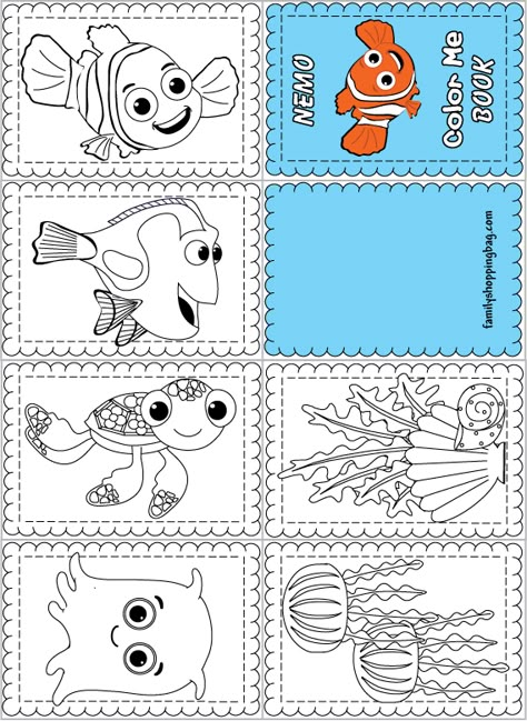 http://www.familyshoppingbag.com/upload/fetch/category/101/ Finding Nemo Coloring Pages, Nemo Coloring Pages, Mini Coloring Book, Monkey Coloring Pages, Barbie Printables, Thanksgiving Coloring Pages, Miniature Printables, Mermaid Coloring Pages, Printable Coloring Book