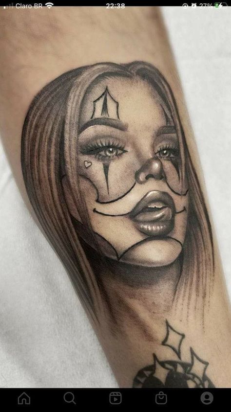 Payasa Tattoo Stencil, Payasa Tattoo Designs, Chicana Tattoos For Women, Payasa Tattoo, Leg Sleeve Tattoos, Full Chest Tattoos, Leg Tattoo Ideas, Chicano Tattoos Sleeve, Tattoo For Boyfriend