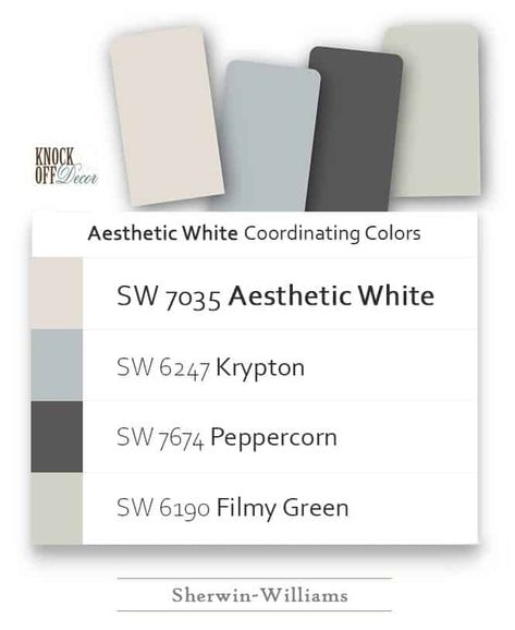 aesthetic-white-color-coordination Aesthetic White Sherwin Williams, Sherwin Williams Aesthetic, Sherwin Williams Aesthetic White, Williams Aesthetic, White Sherwin Williams, Sherwin Williams Color Schemes, Tan Leather Couch, Off White Paint Colors, Off White Paint