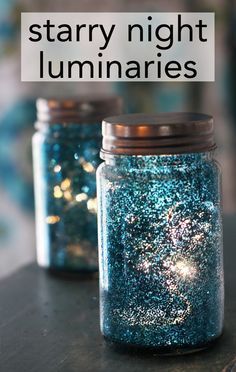 Diy Wedding Lighting, Luminary Diy, Candle Diy Mason Jar, Mason Jar Diy Projects, Galaxy Jar, Table Centerpieces Diy, Diy Galaxy, Candle Wedding Centerpieces, Diy Event