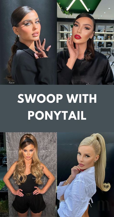 Achieve a swoop with ponytail featuring a side part and natural hair. Perfect for those seeking easy hairstyles and high ponytails for long hair. Save to your Pretty Hairstyles board and read the article for more tips. Swoop With Ponytail, Hair Bandana Hairstyles, Hair Balayage Black, Blond Hair Styles, Girl Hairstyles Short, Balayage Black Hair, Simple Hairstyles For School, Short Hairstyles For Girls, Long Hair Hairstyles For School