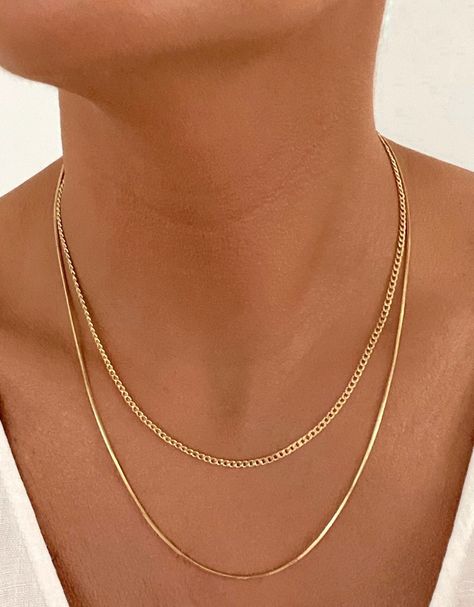 Gold Necklace Dainty, Layer Necklaces, Necklace Gold Jewelry, Chain Layering, Gold Jewelry Gift, Gold Jewelry Necklace, Gold Necklace Set, Statement Pendant, Gold Filled Jewelry