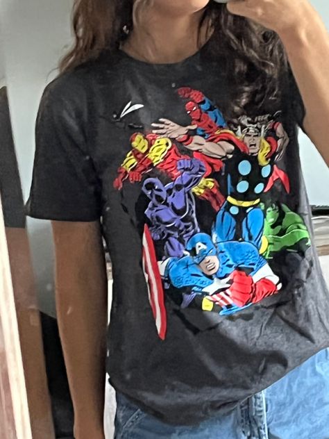 marvel superheroes shirt Marvel Girl, Superhero Shirt, Marvel Tshirt, Marvel Girls, Tshirt Outfits, Pride Shirts, Marvel Superheroes, Hulk, Modest Fashion