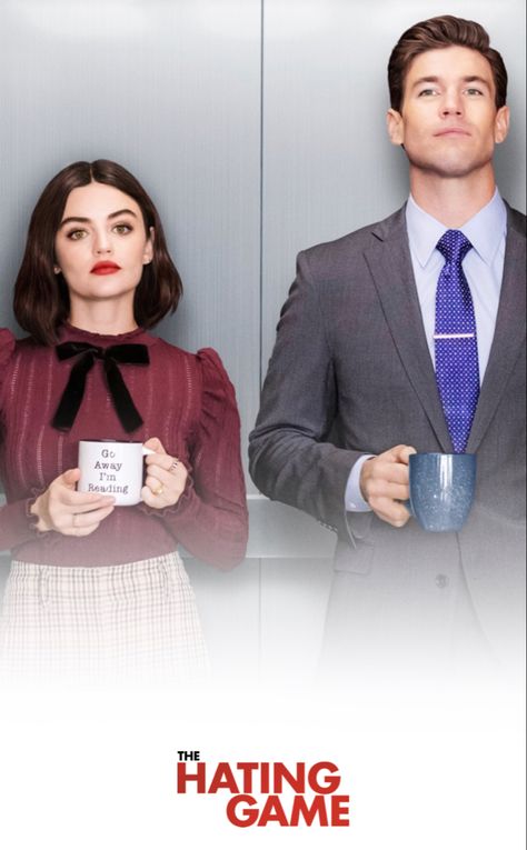 The Hating Game Poster, Lucy Hutton Outfits The Hating Game, Lucy Hale Hating Game, Austin Stowell The Hating Game, Lucy Hale And Austin Stowell, Lucy Hale The Hating Game, Josh And Lucy, Hating Game Movie, The Hating Game Movie