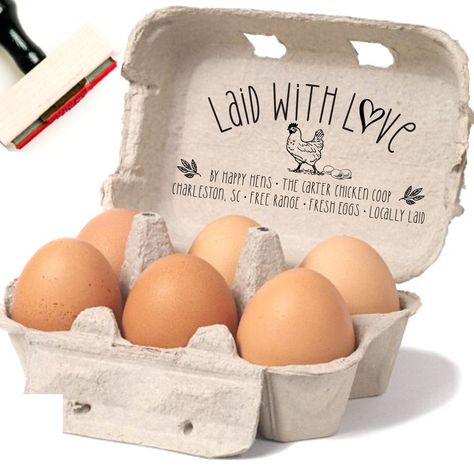 Backyard Chicken Coop, Egg Stamp, Egg Packaging, Egg Cartons, Market Sign, Farm Store, Farm Eggs, Backyard Chicken Coops, Farm Fresh Eggs