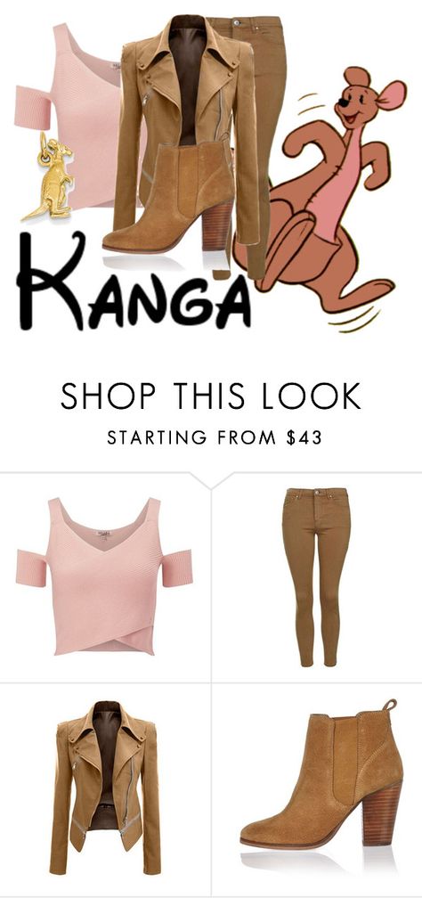 "Kanga~ DisneyBound" by basic-disney ❤ liked on Polyvore featuring Lipsy, Topshop, River Island and Kevin Jewelers Kanga Costume, Kanga Winnie The Pooh, Winnie The Pooh Costumes, Winnie The Pooh Costume, Disney Bounding, Polyvore Fashion, River Island, Winnie The Pooh, Disneyland