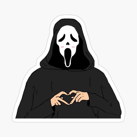 Get my art printed on awesome products. Support me at Redbubble #RBandME: https://www.redbubble.com/i/sticker/Cute-ghostface-by-Sunnydraws7/164746810.EJUG5?asc=u Cute Ghostface, Ghostface Sticker, My Art, Awesome Products, Art Prints, For Sale, Quick Saves, Art