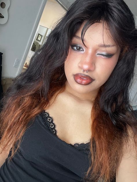 smokey eye goth black girl e girl streamer alt E Girl, Smokey Eye, Eden, Makeup Looks, Makeup, On Instagram, Quick Saves, Black, Instagram