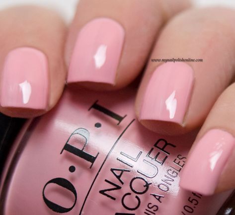 Esthetic Nails, Opi Pink Nail Polish, Pink Nails Opi, Spring Nail Polish Colors, Opi Nail Polish Colors, Manicured Nails, Nail Lab, Opi Colors, Nail Polish Hacks