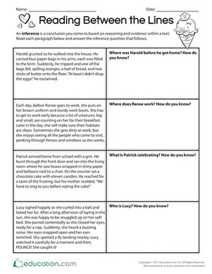 Making Inferences Worksheet, Theme Worksheet, Lines Worksheet, 5th Grade Worksheets, Ela Worksheets, Classroom Goals, Read Across America Day, 6th Grade Reading, Fiction Text