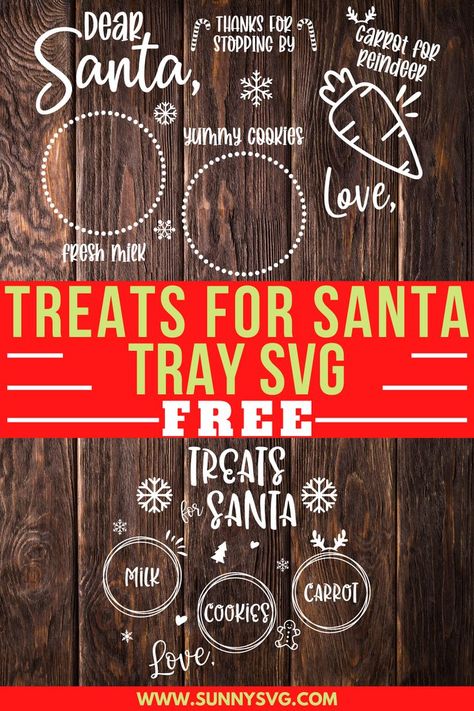 cookies for santa plate svg free Santa Plate Svg, Santa Tray Svg, Christmas Svg Files Free, Treats For Santa, Wood Burned Gifts, Santa Tray, Christmas Jobs, Fun Winter Crafts, Cricut Explore Air Projects