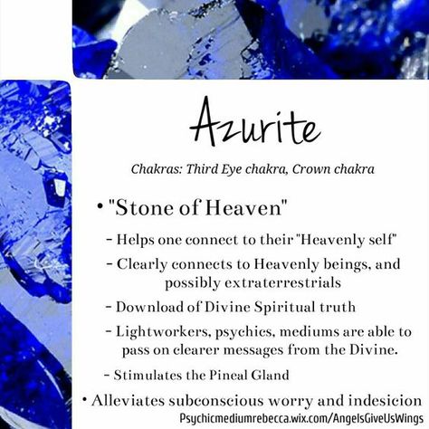 Azurite Azurite Meaning, Spiritual Mentor, Tarot Reader, Psychic Medium, Crystals Healing Properties, Spiritual Truth, Types Of Crystals, Crystal Therapy, Psychic Mediums