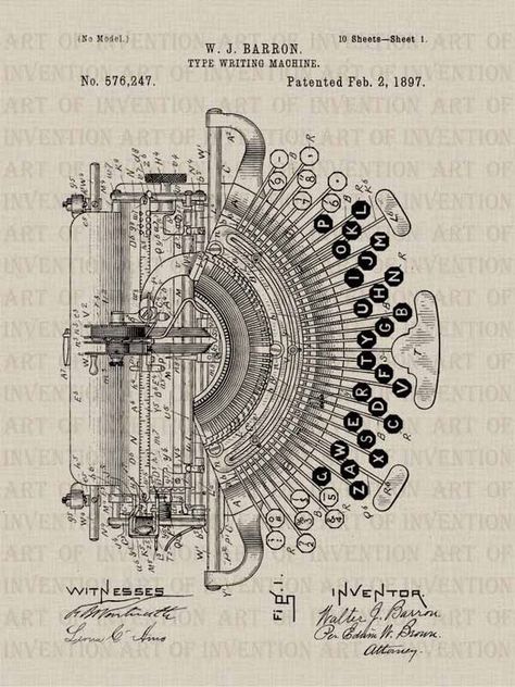 Patent Illustration, Patent Art Prints, Patent Drawing, Patent Art, Unique Greeting Cards, Cool Writing, Patent Prints, Arte Fantasy, Design Drawing