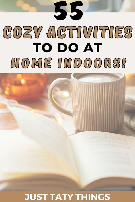 cozy activities Rainy Day At Home, Rainy Day Ideas For Adults, Cozy Activities, Cozy Things To Do On A Rainy Day, Rainy Day Indoors Aesthetic, Cozy Bed Rainy Day, Hygge Life, Bucket List Family, Winter Bucket List