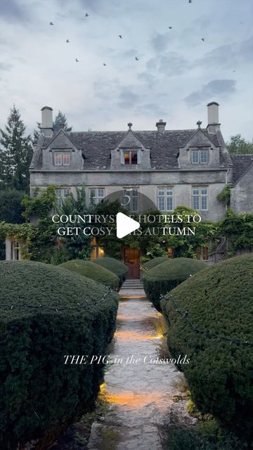 Pretty Little London on Instagram: "These are 5 of our favourite countryside hotels, perfect to get cosy this autumn 🍂🇬🇧

🍃 @the_pig_hotels in the Cotswolds, a stunning honey-hued 17th century Grade II gem, with original listed gardens designed by Rosemary Verey.

🦆 @thenewtinsomerset, situated in a beautiful Georgian limestone mansion with the most magical gardens.

🏡 @ellenboroughpk for the cosiest of stays by the fireplace in their stunning lodge.

🍴 @belmondlemanoir in Oxfordshire for a foodie’s dream stay.

🍁 @lygoncotswolds in picturesque Broadway, one the oldest and most fascinating hotels in the Cotswolds.

#countryside #prettylittletrips #prettylittlelondon 
.
.
.
#photosofbritain #visitbritain #mybritain #capturingbritain  #bbctravvel #britisharchitecture #visitengland #e Cotswolds Instagram, Cotswolds Hotels, Barnsley House, The Pig Hotel, Countryside Hotel, Spa Oasis, Is Something Wrong, London Neighborhoods, British Architecture