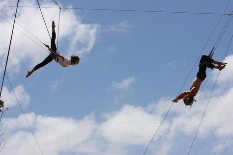 flying trapeze!! Trapeze Aesthetic, Flying Trapeze, Fun Team Building Activities, Aerial Silks, Crazy Things, Team Building Activities, Big Top, Things To Do In London, Adventure Activities