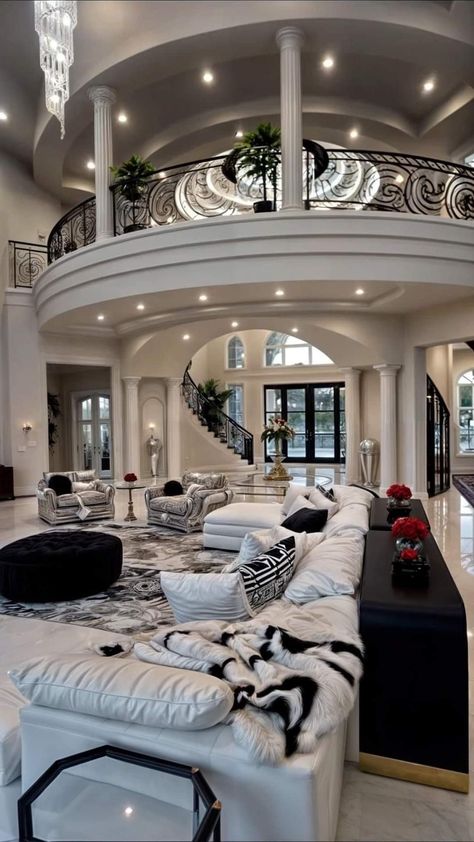 Rich House Living Room, Rich House Inside, Mansions Luxury Interior, Luxury Houses Mansions Interiors, Fancy House Interior, Inside Mansion, Luxurious Mansions Interior, Beautiful Houses Inside, Room Mansion