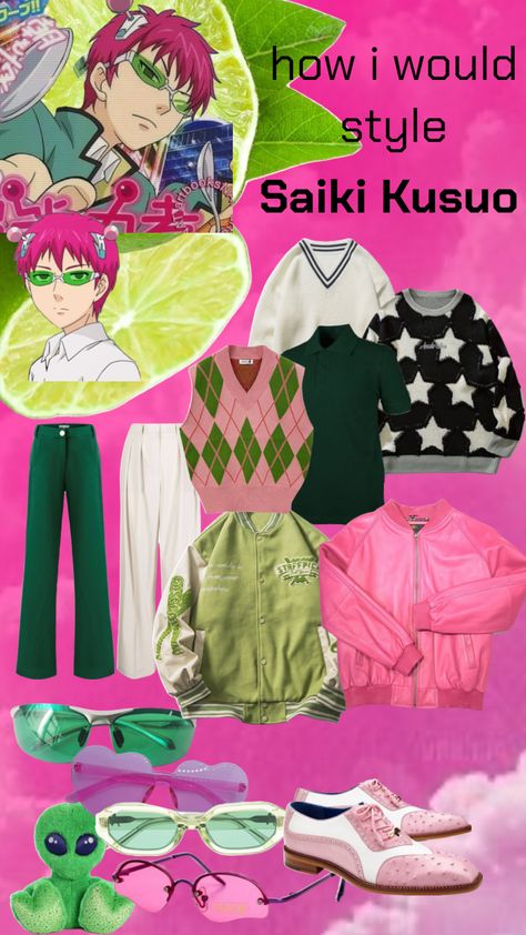 Saiki Cosplay, Saiki K Art, K Art, Disastrous Life Of Saiki K, Inspired Clothes, Saiki Kusuo, Fitness Photos, Halloween Party Games, Saiki K