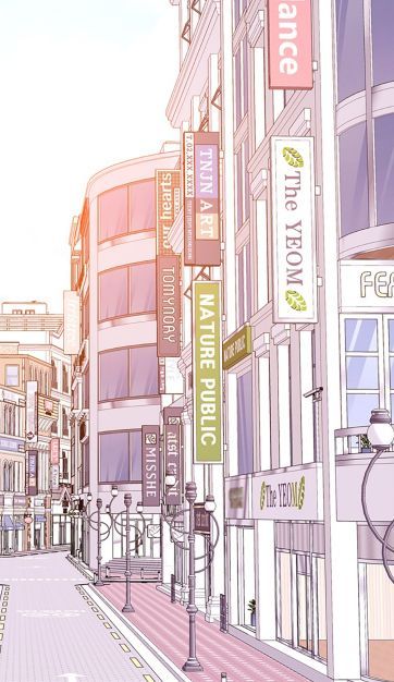 a little background from HoneyB's 'Back to You' Webtoon Anime Buildings Background, Comic Tutorial, Scenery Background, City Background, Photo Club, Background Drawing, Amazing Drawings, Animation Background, Cute Backgrounds